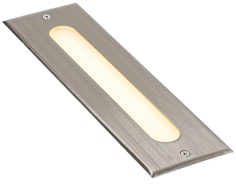 Spot modern de sol din oțel 30 cm cu LED inclus IP65 - Eline