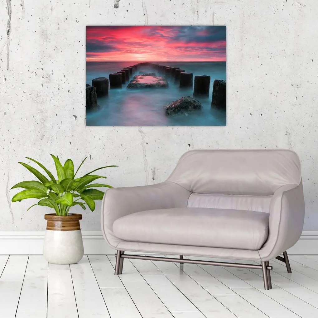 Tablou - Pietre în mare (70x50 cm)
