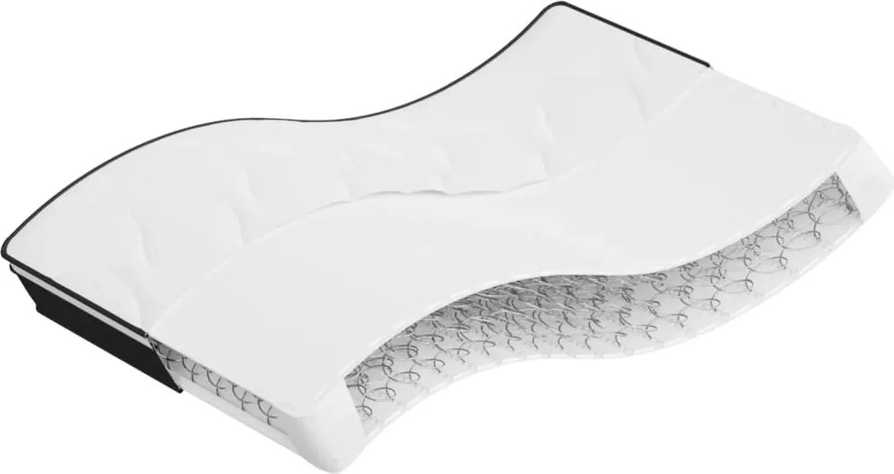 vidaXL Saltea cu arcuri bonnell, fermitate medie, 100x200 cm