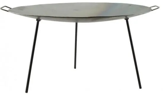 Disc pentru gratar, metalic, cu picioare, 39.5x30.5 cm, Perfect Home