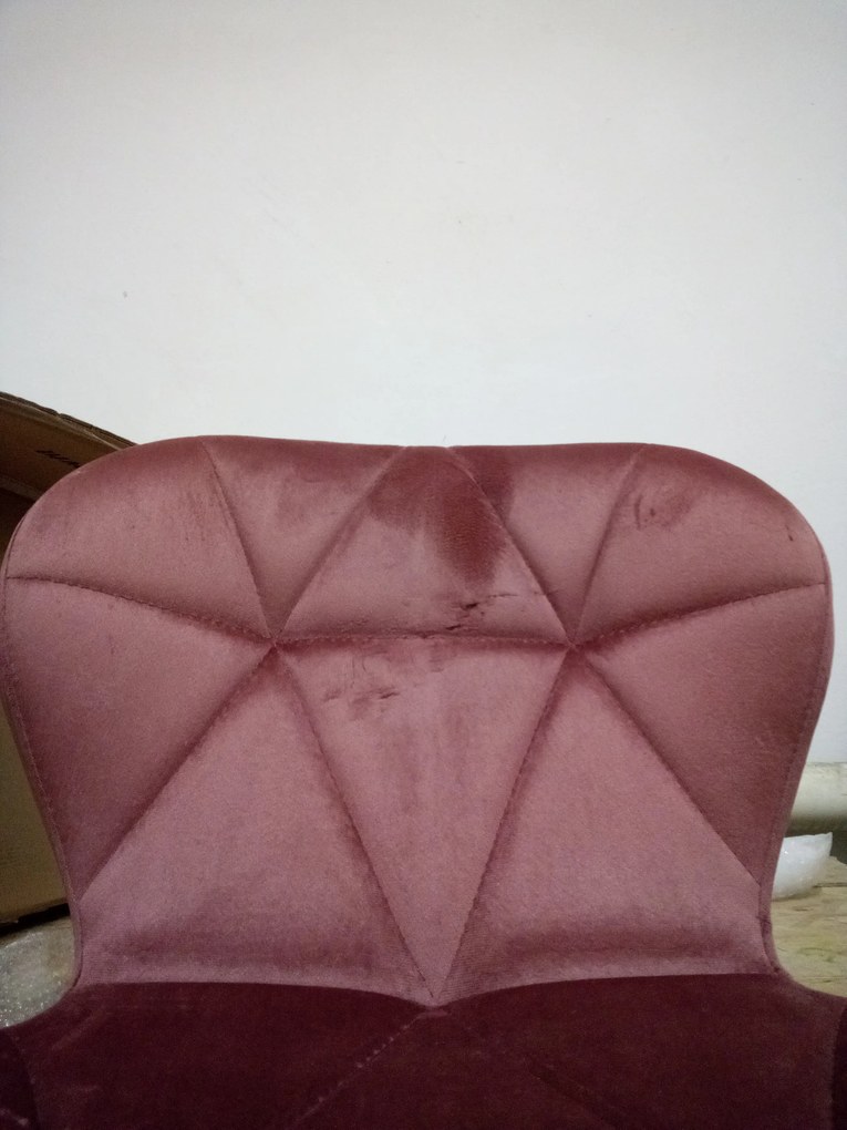 Reducere Fotoliu de birou roz inchis AVOLA VELVET II. calitate