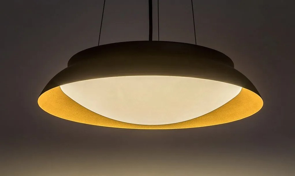Lustra LED suspendata moderna Hafsa 40cm