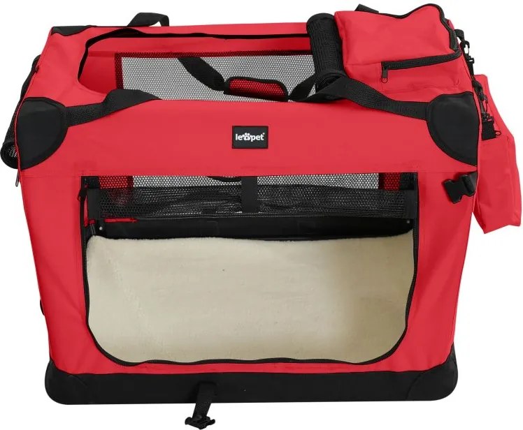 Leopet Cutie de transport pentru câini XXL, 91 x 63 x 63 cm,