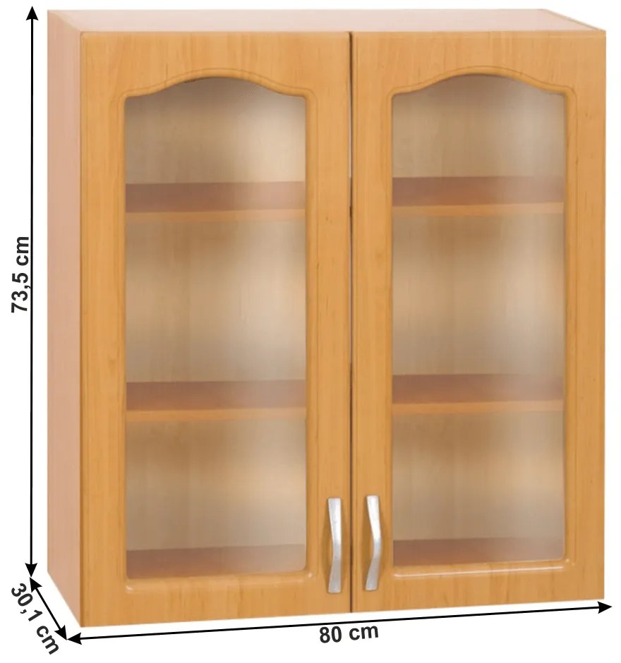 Dulap superior de bucătărie Leite MDF klasik W80S. 788691