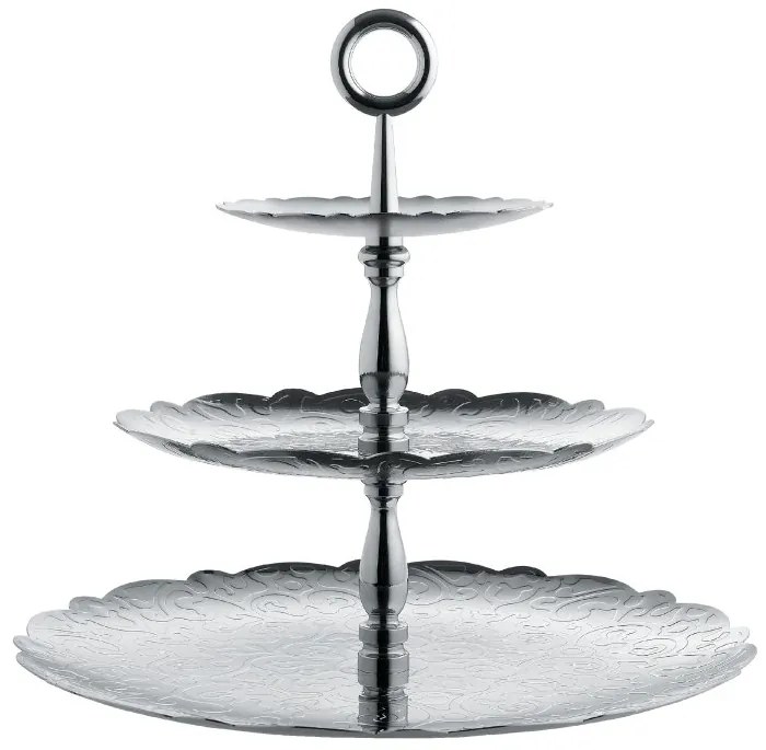 Platouri etajate Dressed X-mas, 3 buc, diametru 35 cm - Alessi