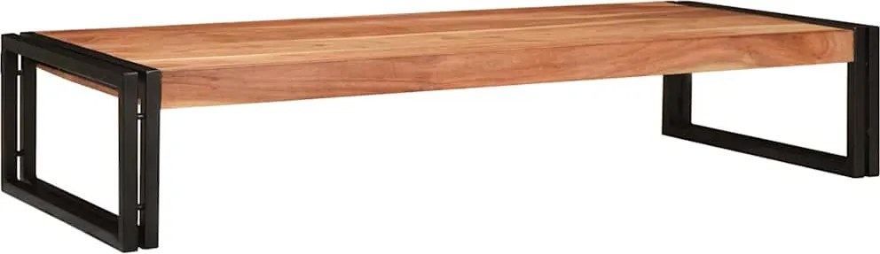 vidaXL Raft pentru baie Maro 120 x 50 x 23 cm Lemn Solid de Acacia