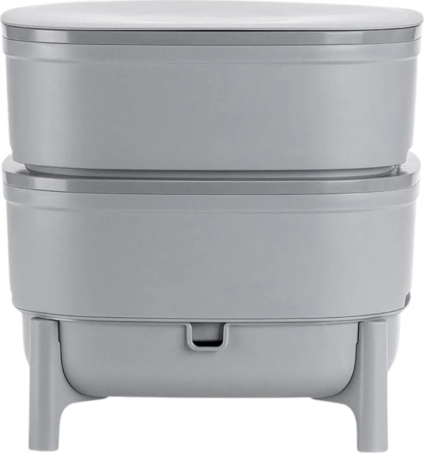 Coș pentru compost gri 30 l Urbalive – Plastia