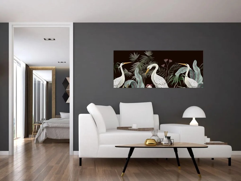 Tablou - Păsări (120x50 cm)