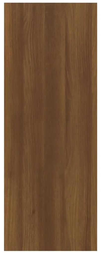 Masuta consola, stejar maro, 78x30x80 cm, lemn prelucrat 1, Stejar brun