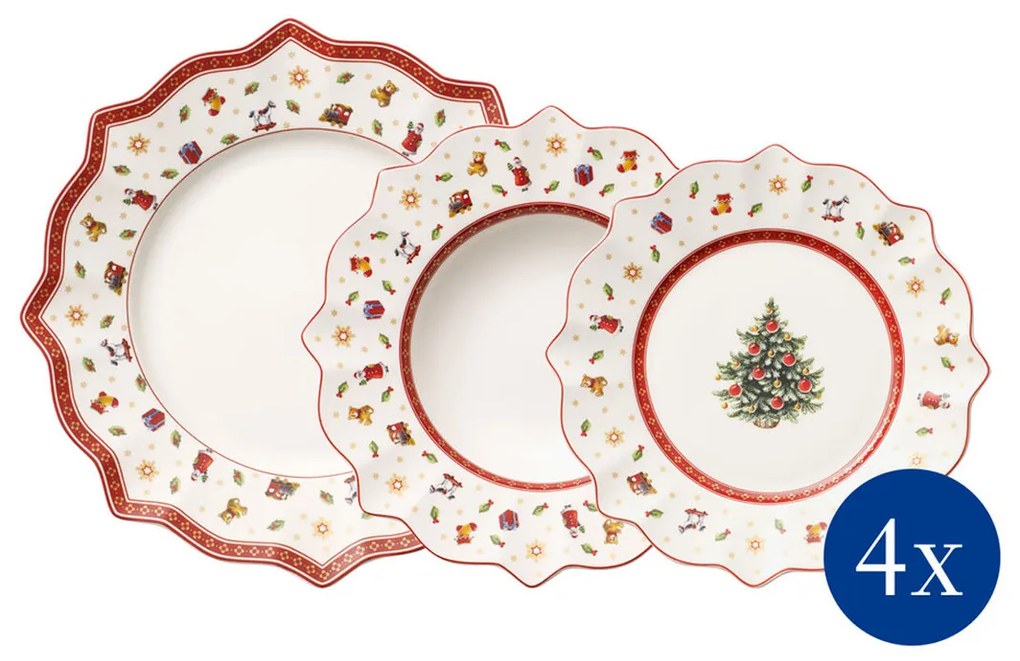 Set farfurii de Crăciun Toy's Delight, 12 buc. - Villeroy & Boch