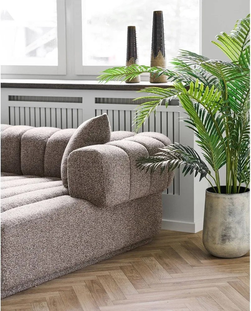 Vază maro din ceramică înaltă (înălțime 48 cm) – House Nordic