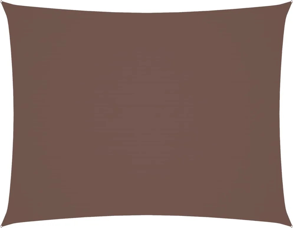vidaXL Pânză parasolar, maro, 3x6 m, țesătură oxford, dreptunghiular