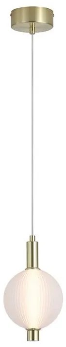 Pendul LED alama lucios sticla acid Luminique