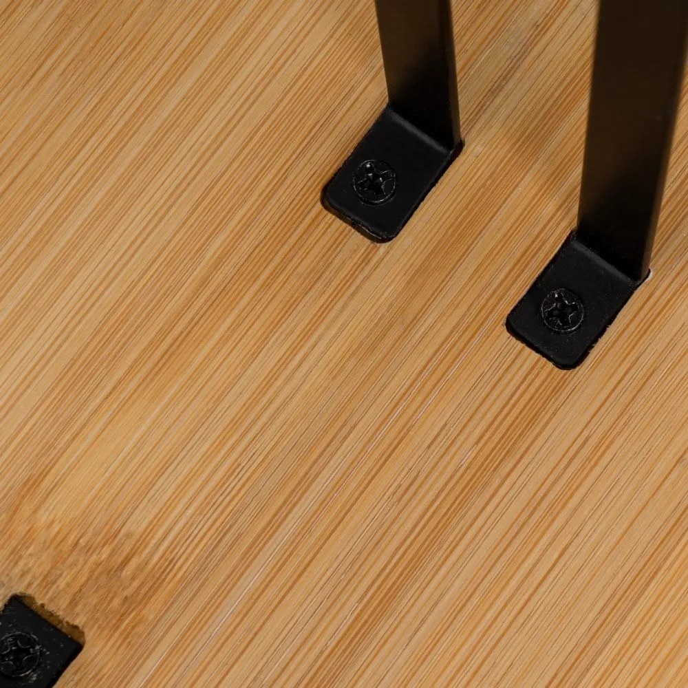 Suport vertical pentru prosoape de bucătărie din hârtie negru-în culoare naturală din metal – Casa Selección