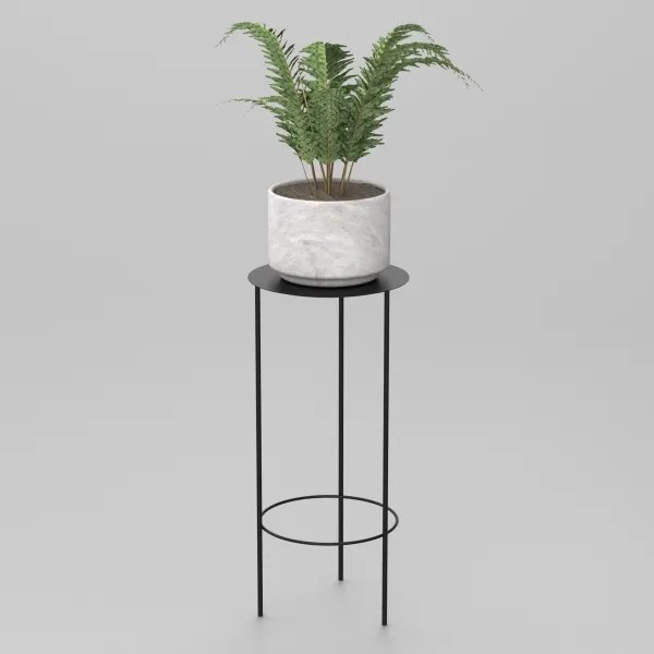 Suport de flori 70x32 cm negru