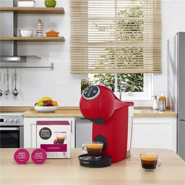 Aparat de cafea cu capsule Krups NESCAFÉ DOLCE GUSTO GENIO S PLUS 1500W roșu