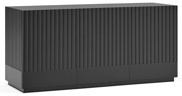 Comodă Teulat Doric, lățime 150 cm, negru