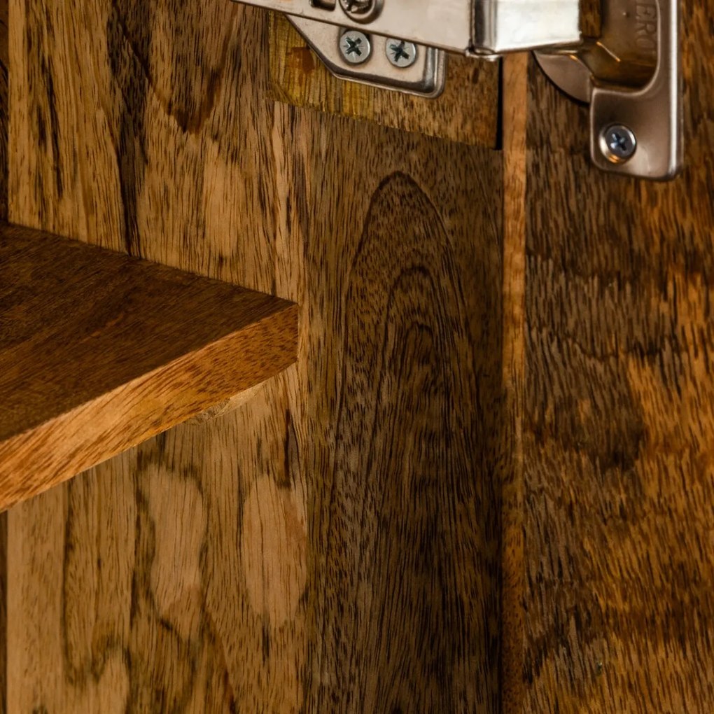 Comoda din lemn Scorpion 177cm Mango negru