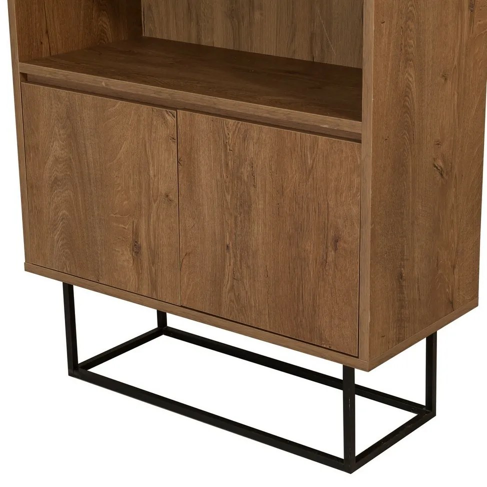 Bibliotecă Rea Black and Walnut
