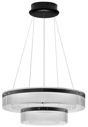Lustra LED suspendata design circular PAULINE D-70cm
