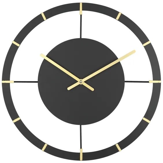 Ceas de perete Eglo 425515 OKAZAKI 1xAA d. 40 cm negru/auriu