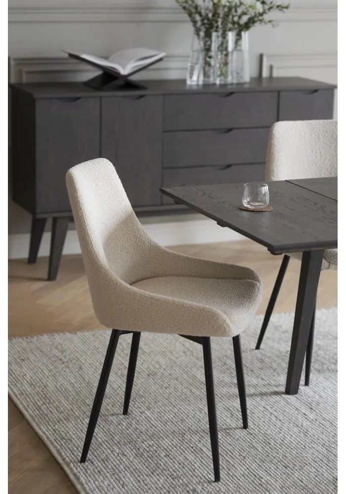 Scaune de dining bej 2 buc. Sierra – Rowico