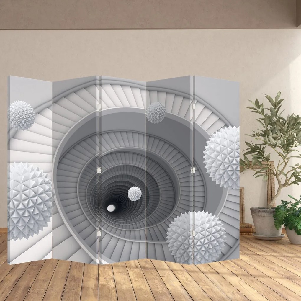 Paravan - Abstracție 3D (210x170 cm)