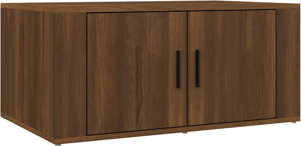 vidaXL Măsuță de cafea, stejar maro, 80x50x36 cm, lemn compozit