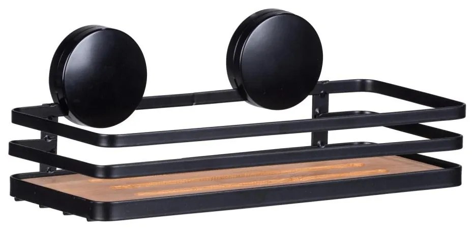 WENKO 24979800-Poliță ALBA 26,5x12,5 cm negru/maro