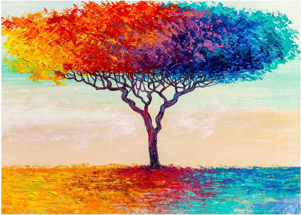 Tablou cu pom pictat (70x50 cm)