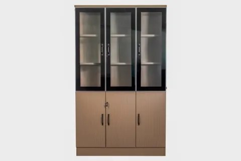 Dulap birou 1.2m, culoare stejar, PAL, YF006-40-3d