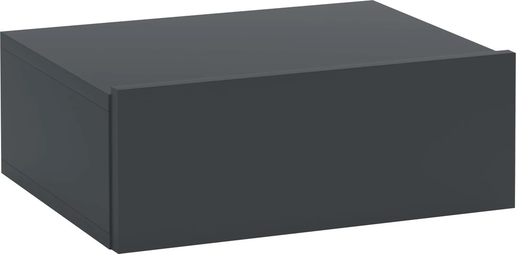 HOMCOM Noptieră Suspendată cu Sertar din PAL, 40x30x15 cm, Negru | Aosom Romania