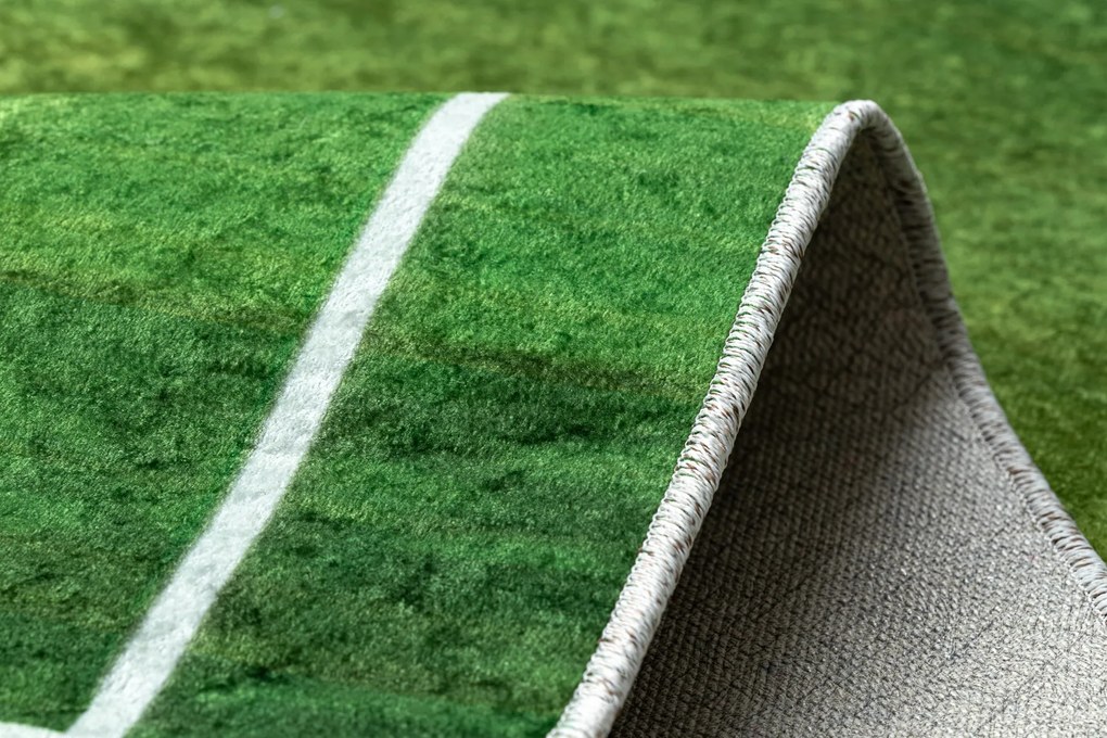 JUNIOR 51307.803 covor lavabil Teren de fotbal, fotbal pentru copii anti-alunecare - verde