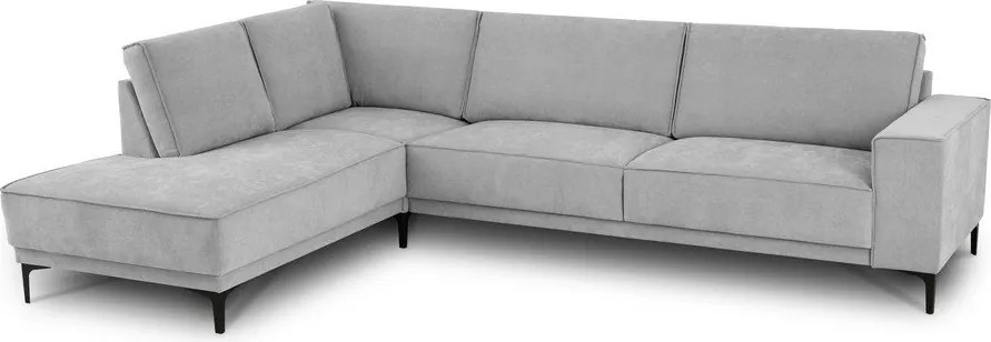 Colțar gri (cu colț pe partea stângă/în formă de ”L”) Copenhagen – Scandic