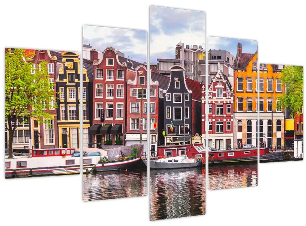 Tablou - Amsterdam, case de dans (150x105 cm)