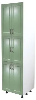 Soldat 60 cu 6 usi Zebra MDF verde drept