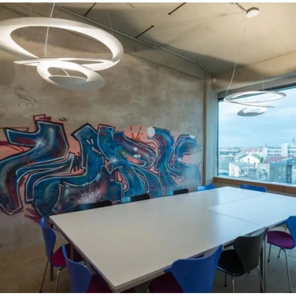 Artemide AR 1237010A - PIRCE MINI lustră dimabilă suspendată pe cablu, 1xR7s/330W/230V