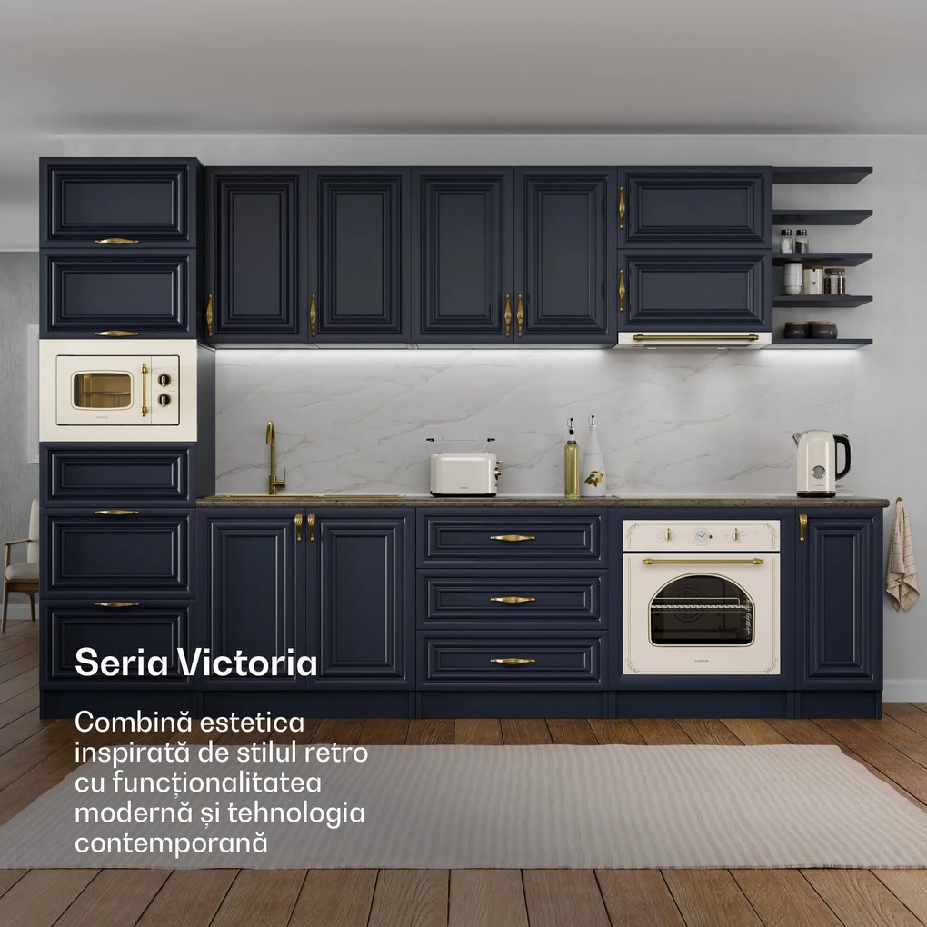 Klarstein Victoria fierbător de apă | 1,7 litri | 2200 W | bază rotativă 360° | design clasic