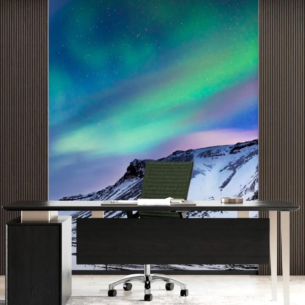 Fototapet aurora polară norvegiană