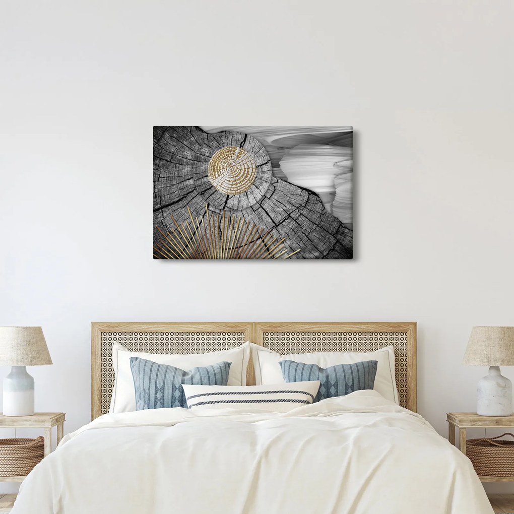Tablou - Trunchiul copacului colaj (90x60 cm)