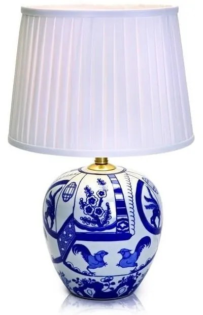 Veioză Markslöjd Goteborg, înălțime 48 cm, albastru - alb