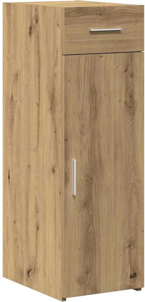 vidaXL Bufet cu sertar Stejar Artizanal 30 x 42,5 x 93 cm
