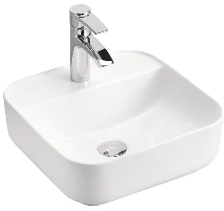 COMAD UM-6288 MAGIC 40 DP - Lavoar MAGIC 40x40 cm alb lucios pentru blat