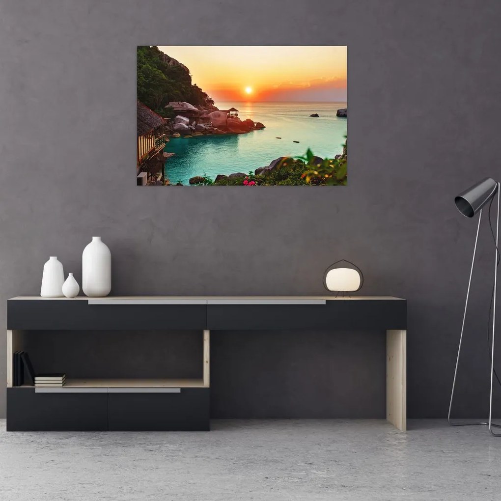 Tablou cu plaja frumoasă (90x60 cm)