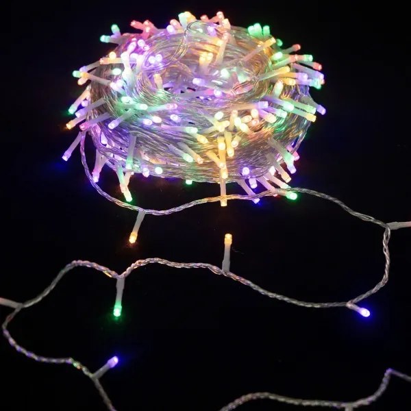 Aigostar - LED RGBY Ghirlandă luminoasă de Crăciun pentru exterior 600xLED/6W/230V 30m IP44