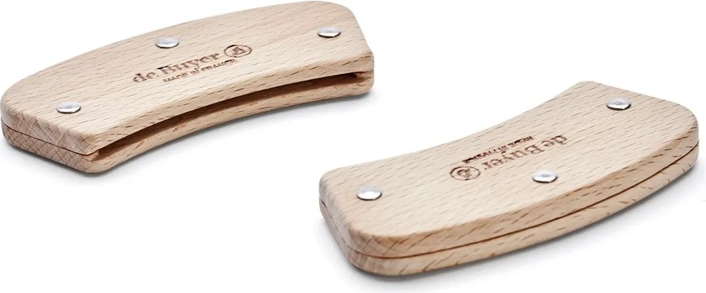 Pereche de mânere De Buyer 3660.02 LOQY detașabile , lemn