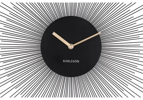 Ceas de perete de design Karlsson 5817BK diametrul 45 cm