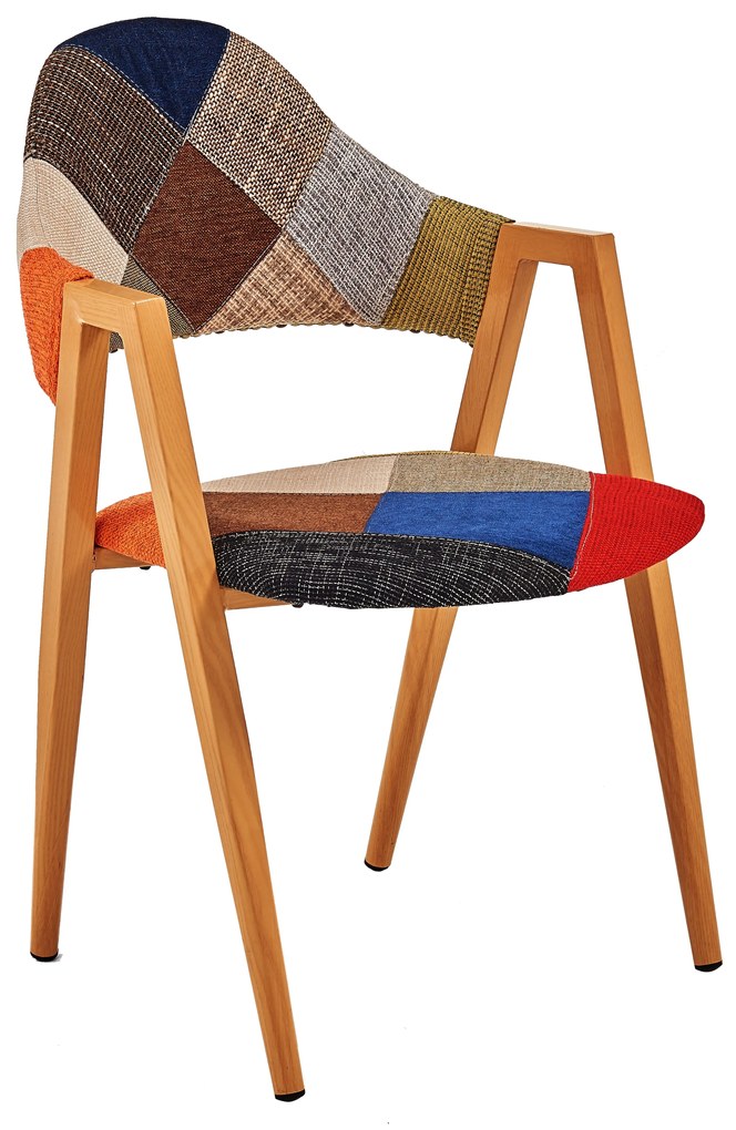 Scaun Patchwork Classic, multicolor, 58x53x81 cm