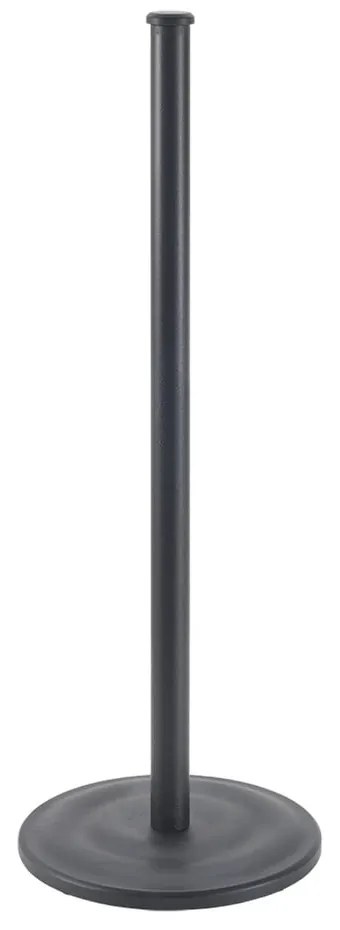 Suport pentru hârtie igienică negru mat din oțel Lava – Metaltex