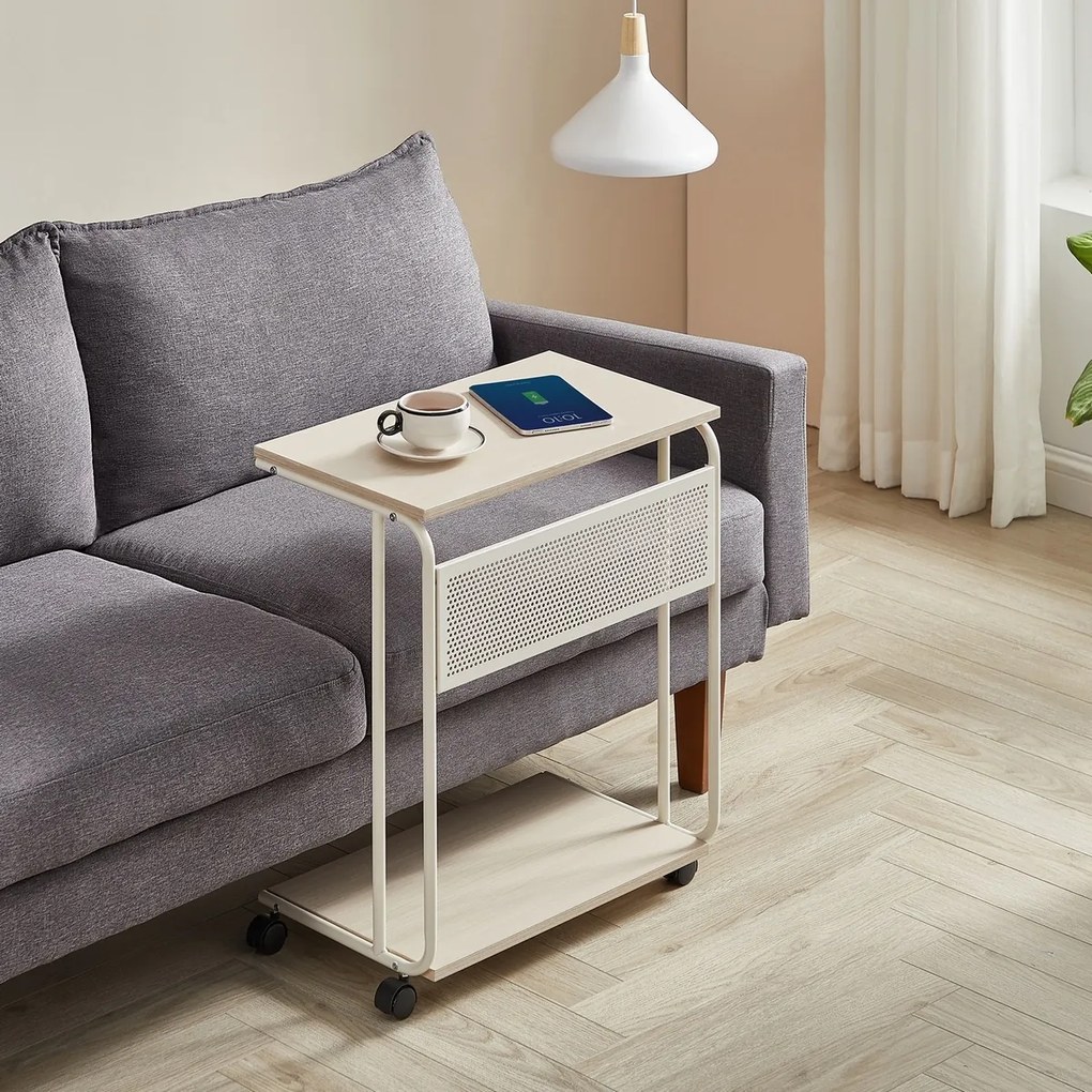 Măsuță auxiliară E1012 CRM, crem